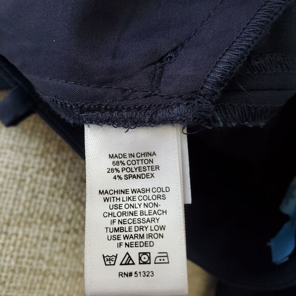 CeCe Stretch Twill Straight-Leg Pants Size 2 - Picture 12 of 12